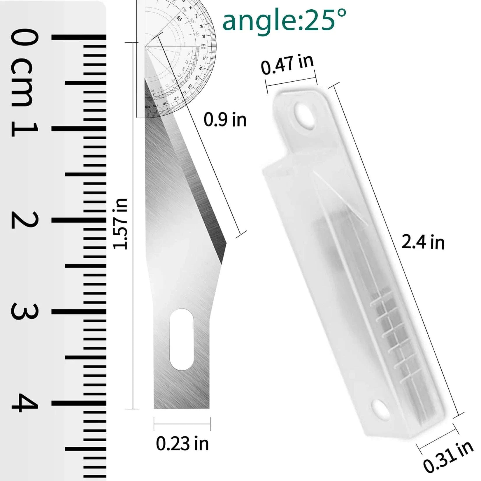 Craft Knife Blades – High‑Precision Replacement Blades-100PCS