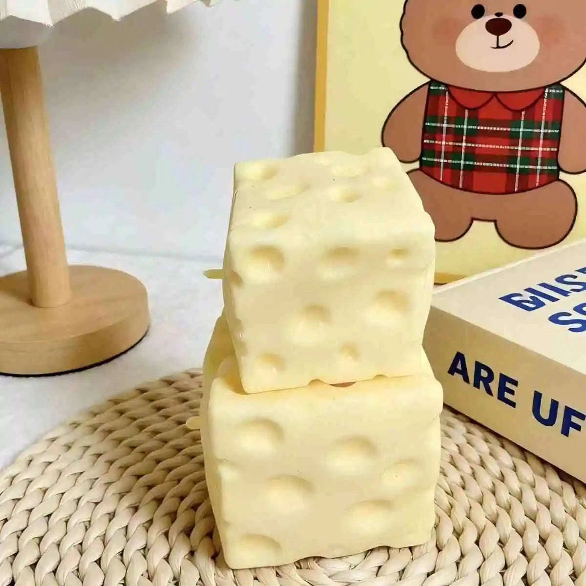 Cream Cheese Squishy Stress Toy Soft Dough Silent Fidget 6cm-1PC / United States