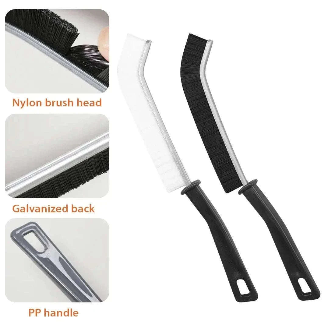 Crevice Cleaning Brush Set for Home, Kitchen, Car and Office-2Pcs