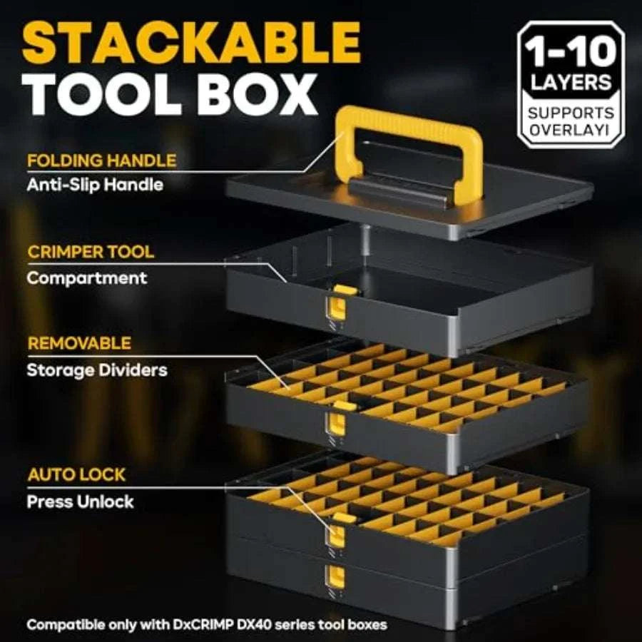 Crimping Tool Kit with 36-Type Open Spade Terminals Set-United States