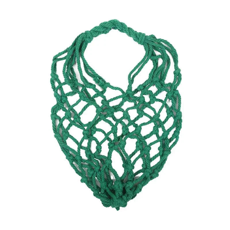 Crochet Cup Holder Bag for Water Bottles and Mugs-red