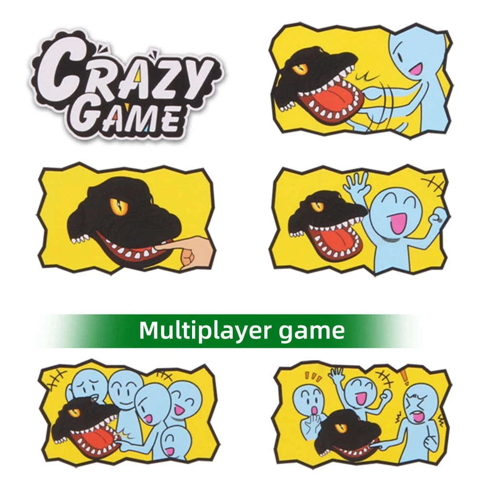 Crocodile Bite Toy Reaction Game-Green / Small