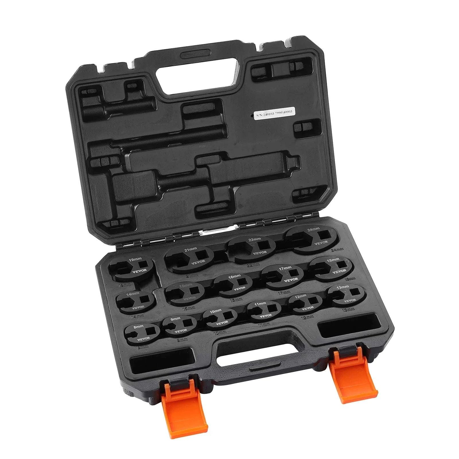Crowfoot Wrench Set 3/8" & 1/2" Drive CR-MO Steel Tool Kit-XMNJ0014PCs-B 5.04 / GERMANY