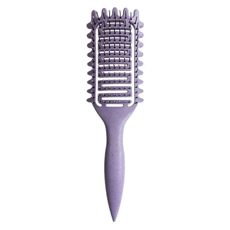Curl Define Styling Brush for Smooth Curl Shaping-1Pc Purple