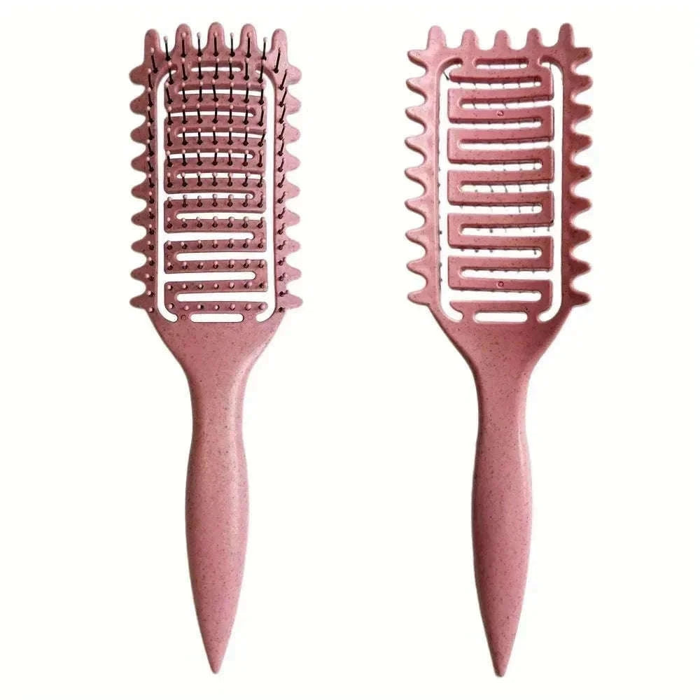 Curl Define Styling Brush for Smooth Curl Shaping-1Pc Purple