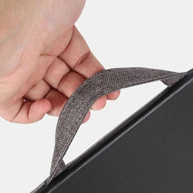 Cushioned Laptop Lap Desk with Wood Surface & Built-In Mouse Pad-LV-32 grey