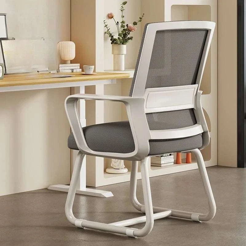 Cushioned Metal Frame Office Chair for Desk, Study, and Dorm Use-B