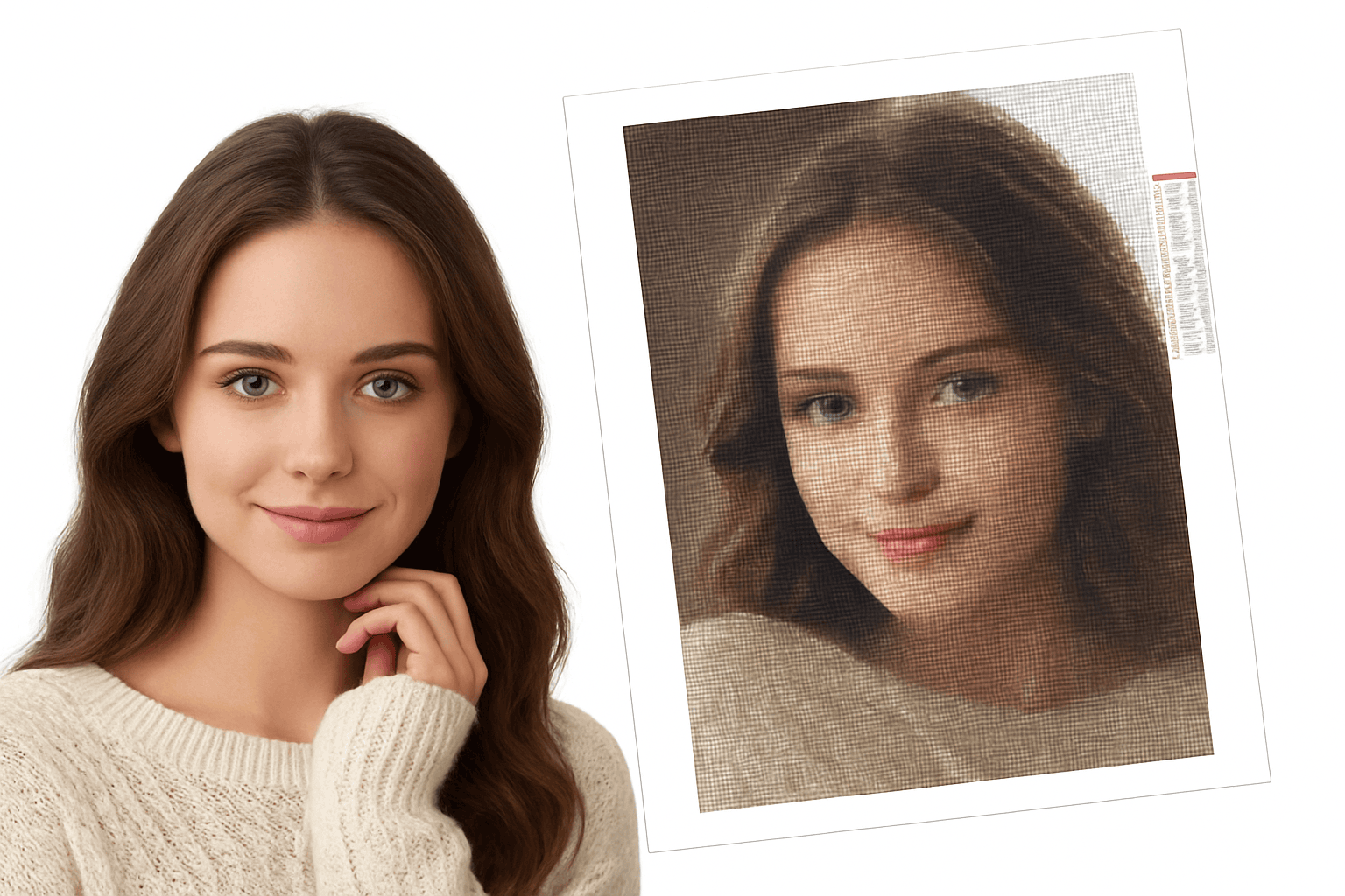Custom Photo 5D Diamond Painting Kit for Keepsake Decor-Full Square / 20x30cm