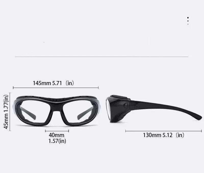 Customizable Basketball Sports Goggles for Clear, Secure Play-Gray / myopia -400