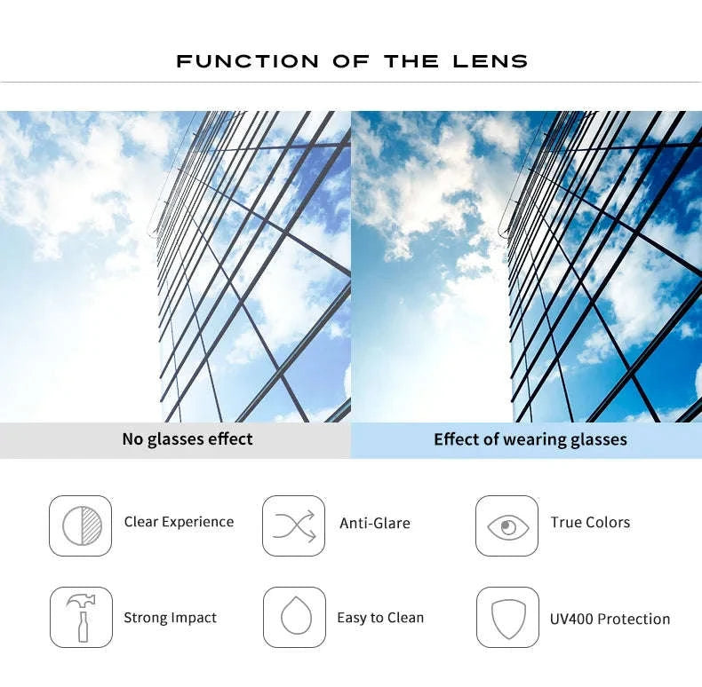 Customizable Prescription Sports Sunglasses with Photochromic Polarized Lenses-Black-Blue / myopia -5.5