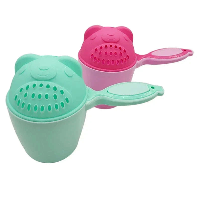 Cute Cartoon Baby Bath Cup-Pink