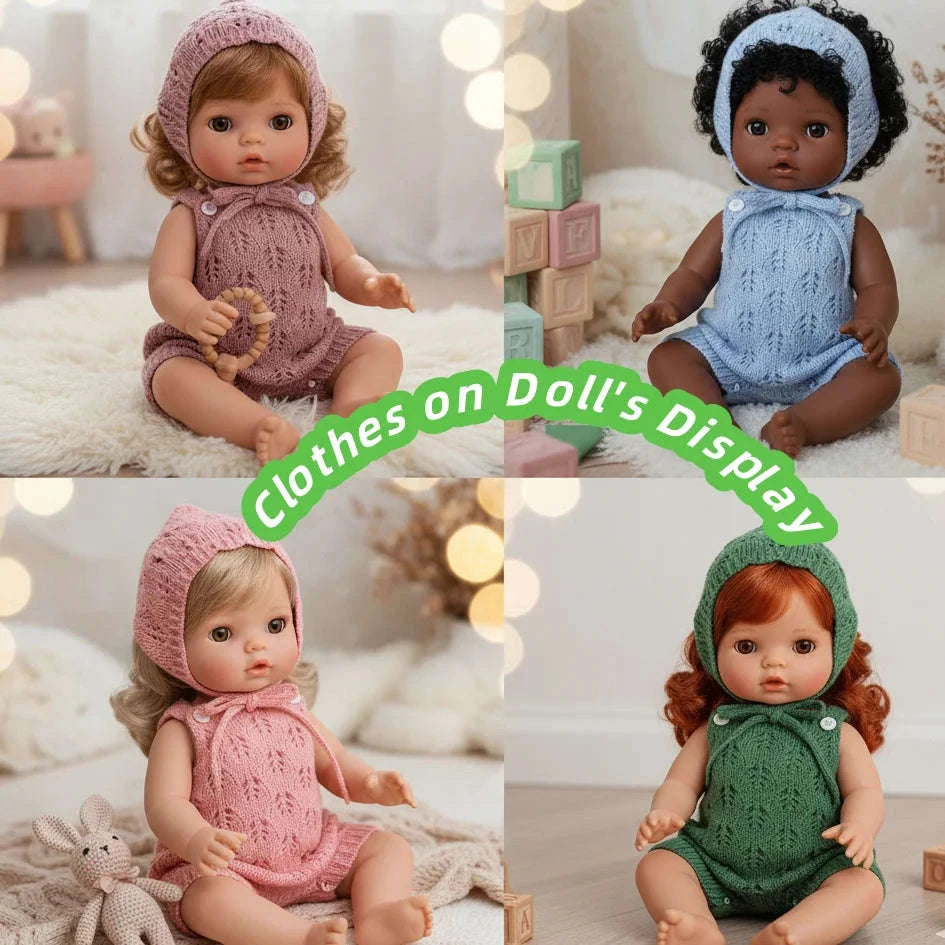 Cutest Sweater Outfits for 10–12 Inch Reborn Dolls-Green