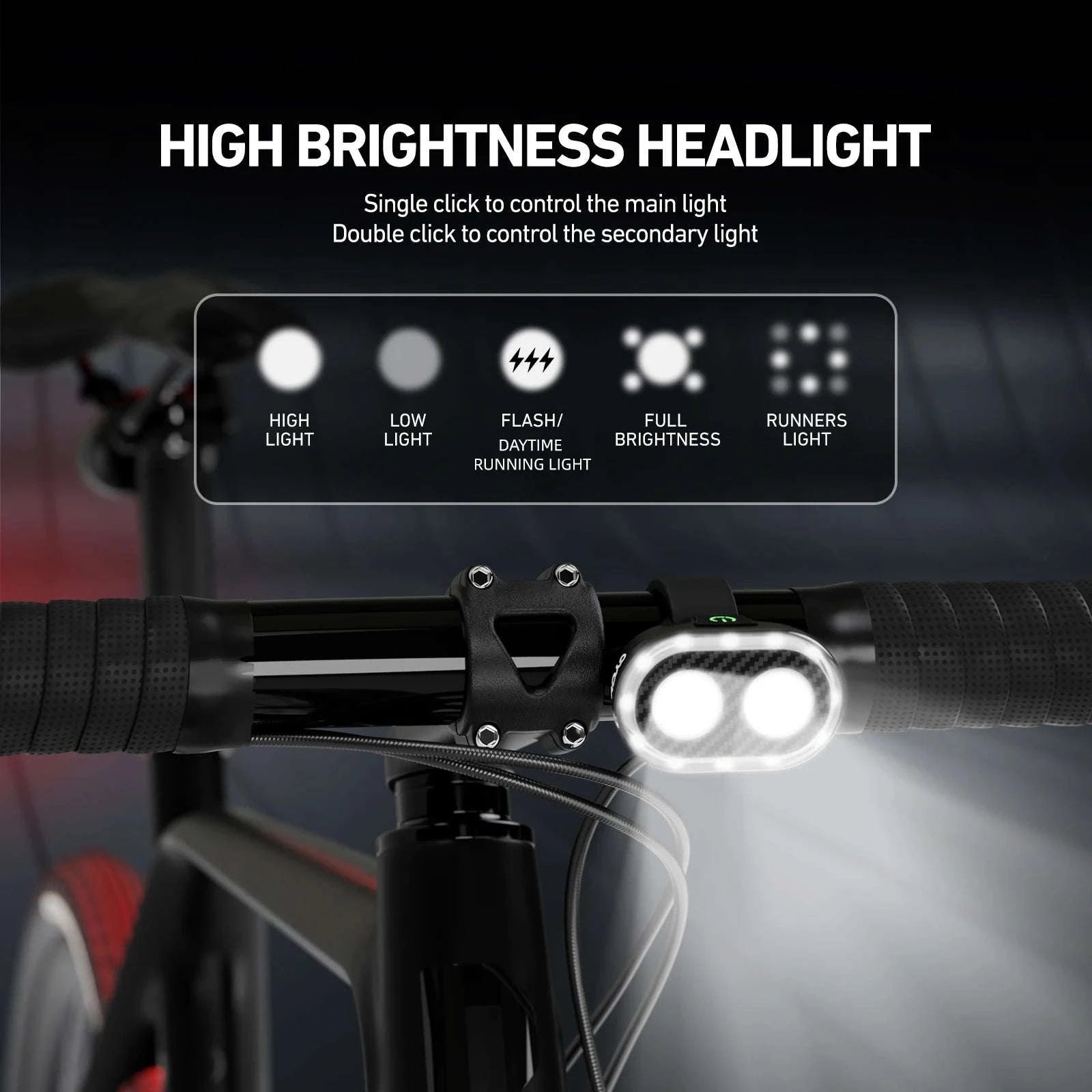 CY300T Bicycle Smart Brake Sensing Lights-CY300