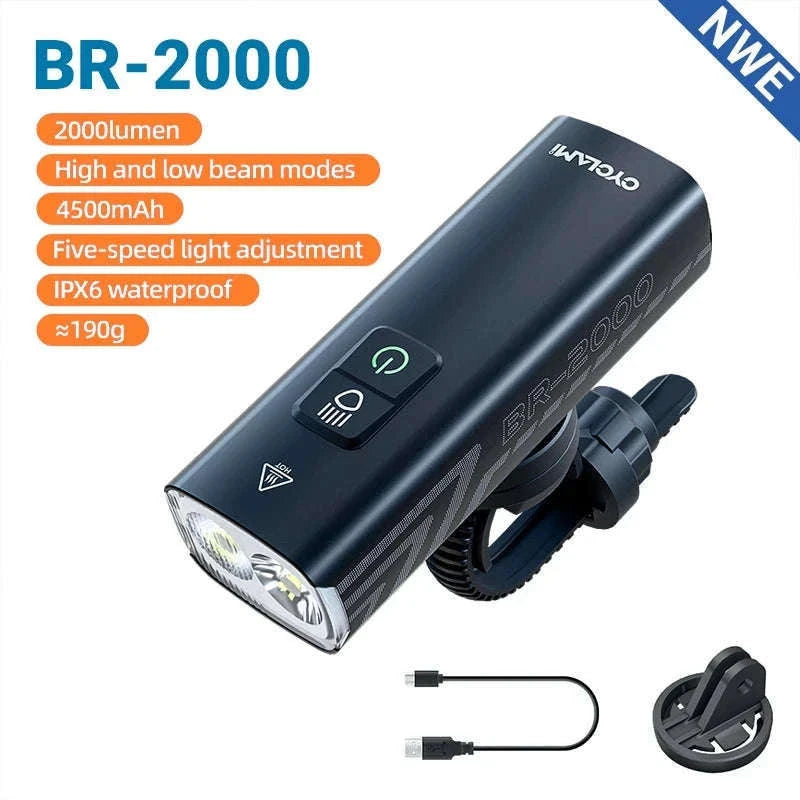 CYCLAMI 1000LM Rechargeable Bike Light for Safer Night Rides-BR1000 S2 Taillight