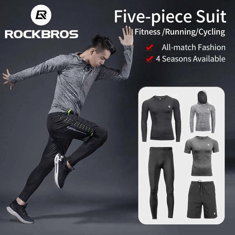 Cycling Base Layer Long Sleeve Thermal Shirt Breathable Polyester-LKW006 / Asia L(EUR M)