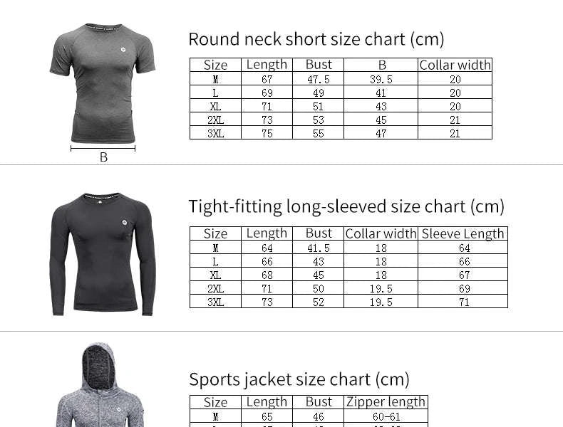 Cycling Base Layer Long Sleeve Thermal Shirt Breathable Polyester-LKW006 / Asia L(EUR M)