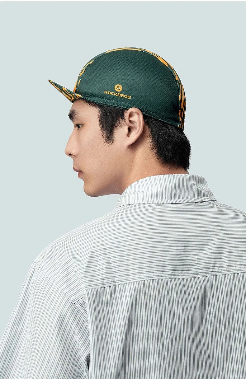 Cycling Cap with Sweat-Absorbent Mesh & Foldable Brim-18240010005