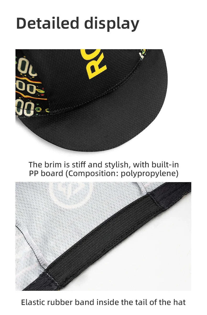Cycling Cap with Sweat-Absorbent Mesh & Foldable Brim-18240010005