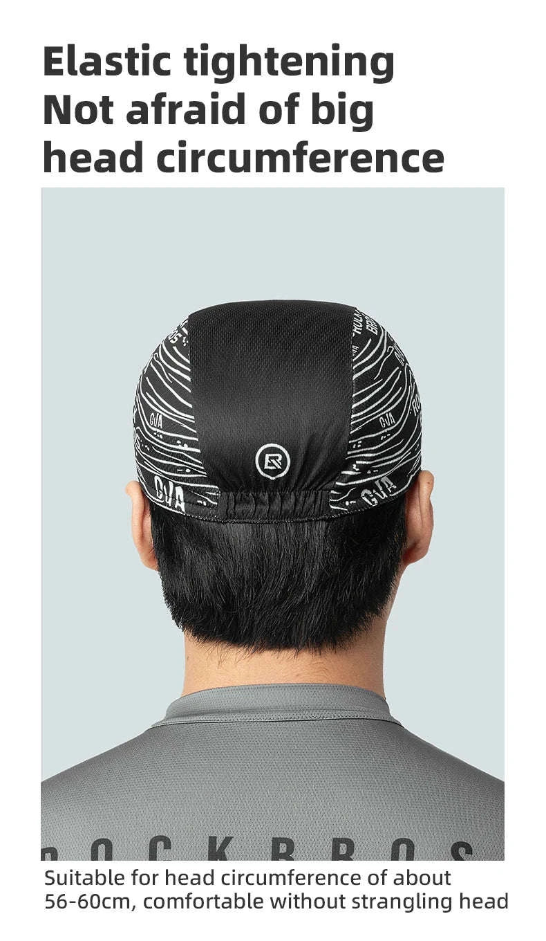 Cycling Cap with Sweat-Absorbent Mesh & Foldable Brim-18240010005