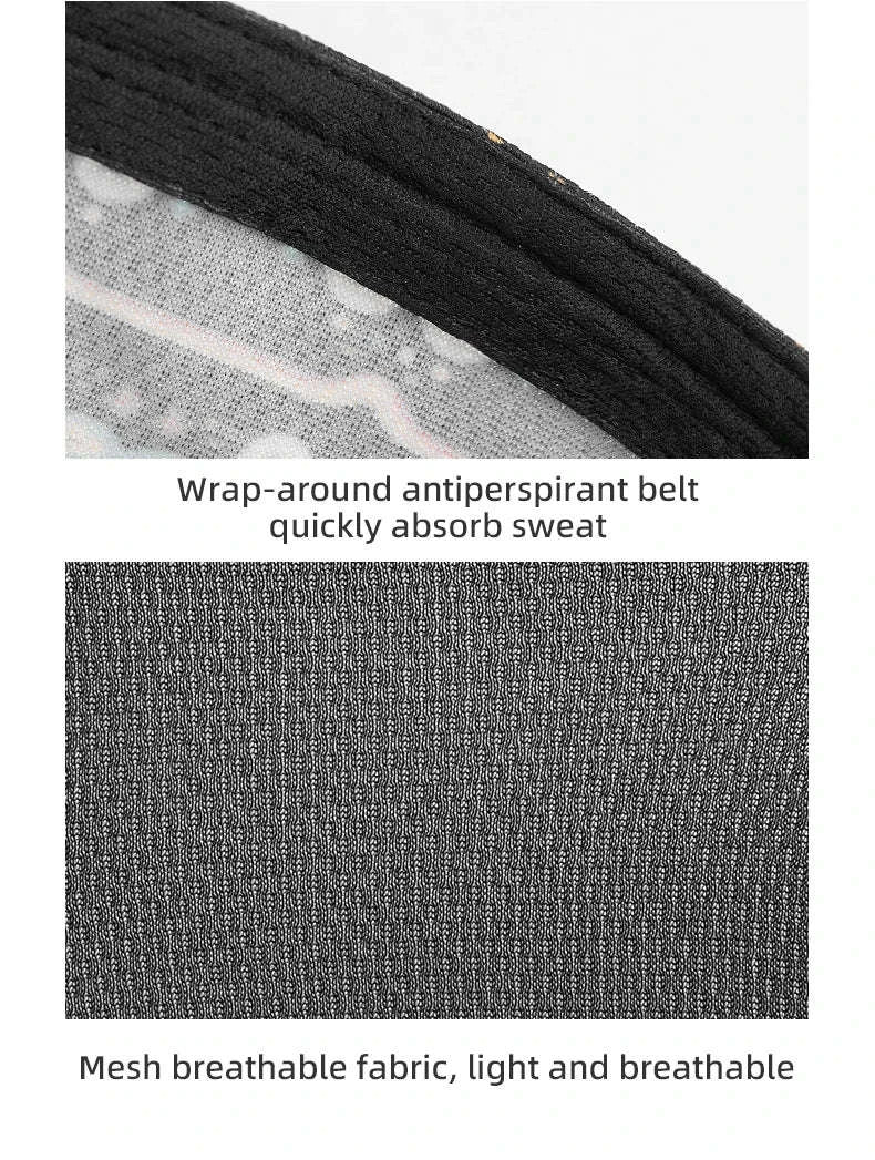Cycling Cap with Sweat-Absorbent Mesh & Foldable Brim-18240010005