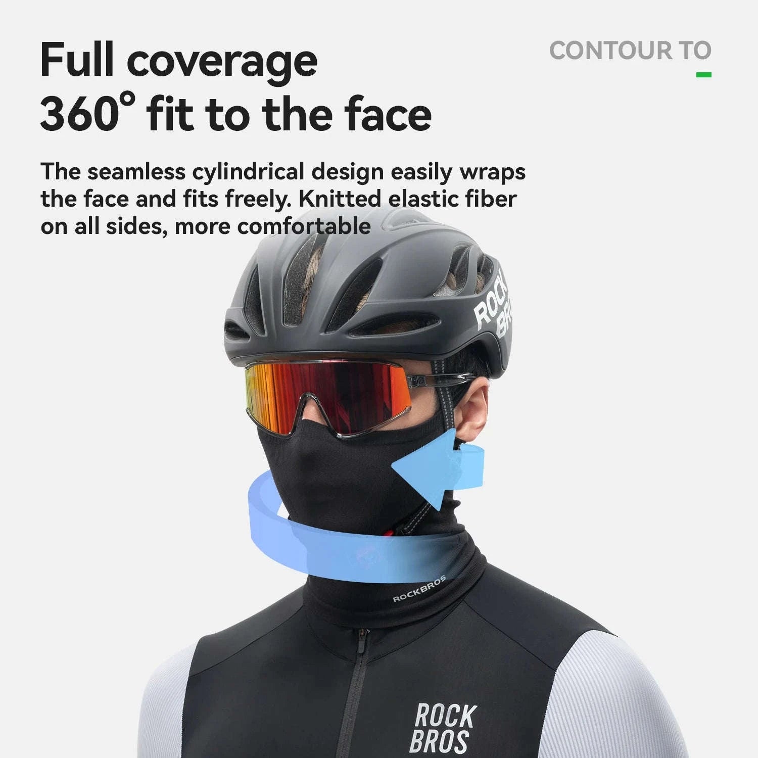 Cycling Face Mask Bandana Warmer for Outdoor Use-LF25329 / One Size