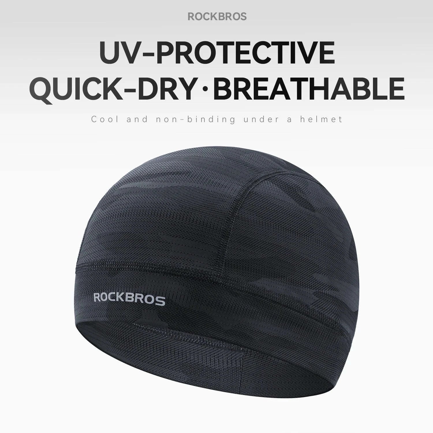 Cycling Head Cover Inner Cap for Helmet Comfort-LF260132-BK 1pcs