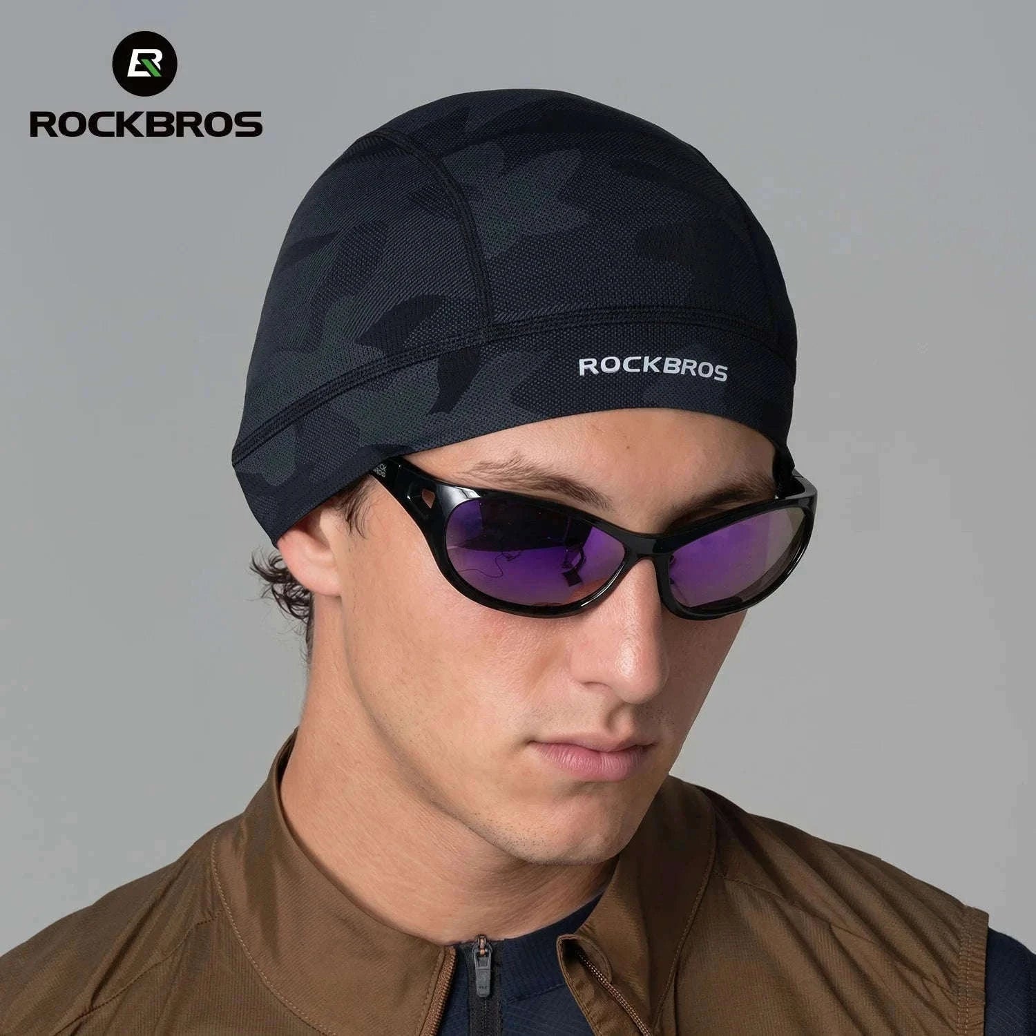 Cycling Head Cover Inner Cap for Helmet Comfort-LF260132-BK 1pcs