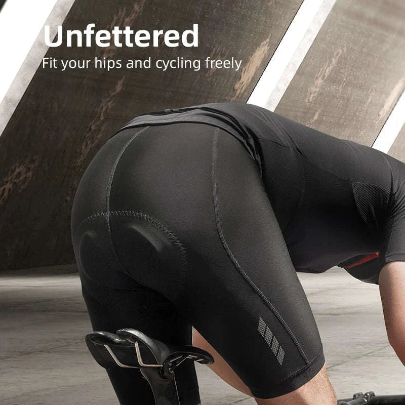 Cycling Shorts with 3D Gel Pad Breathable Quick-Dry Bike Tights-Asia XXL(EUR Size)