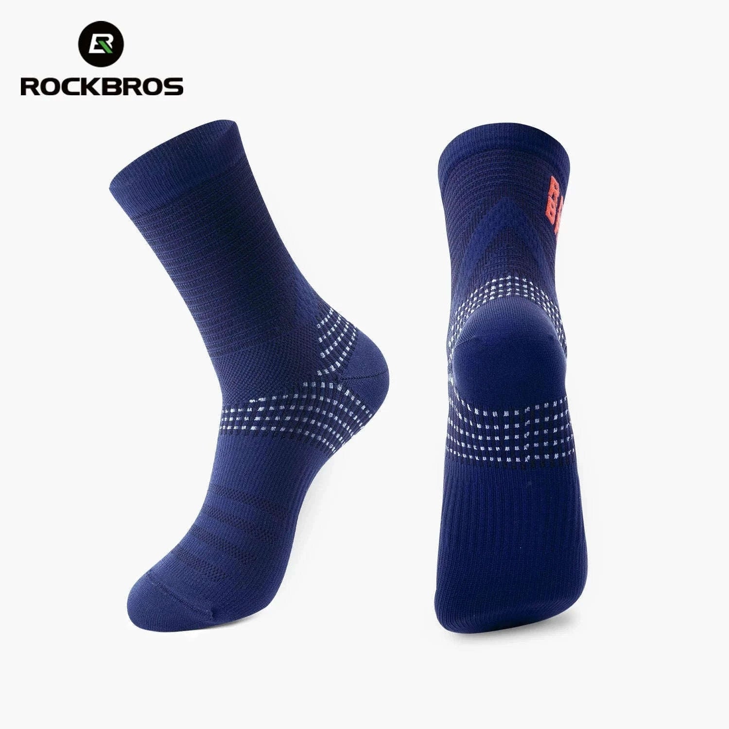 Cycling Socks Knee-High Breathable Stretch Sport Socks-2pairs 490068 / S(EUR 35-38)