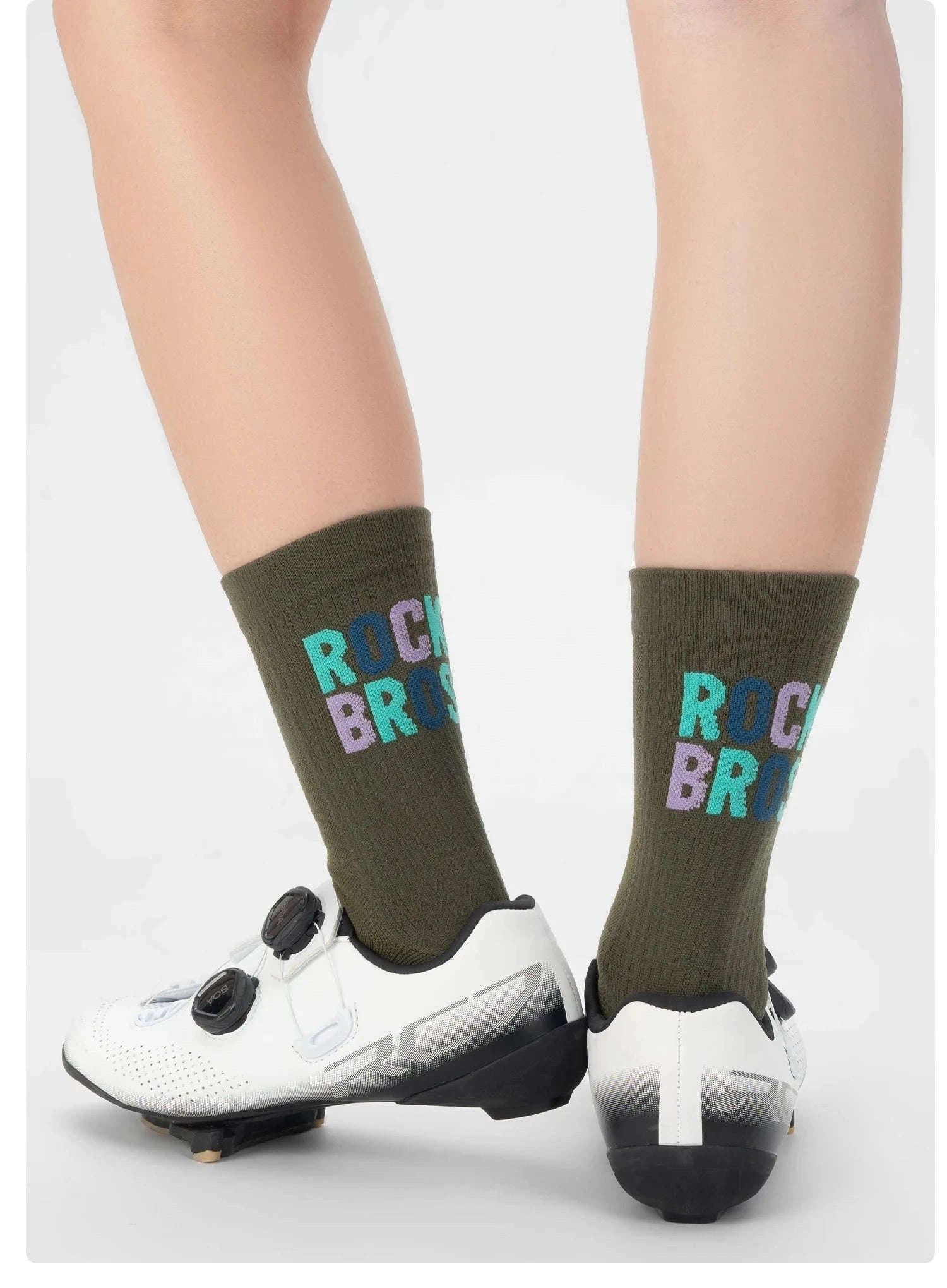 Cycling Socks Knee-High Breathable Stretch Sport Socks-2pairs 490068 / S(EUR 35-38)