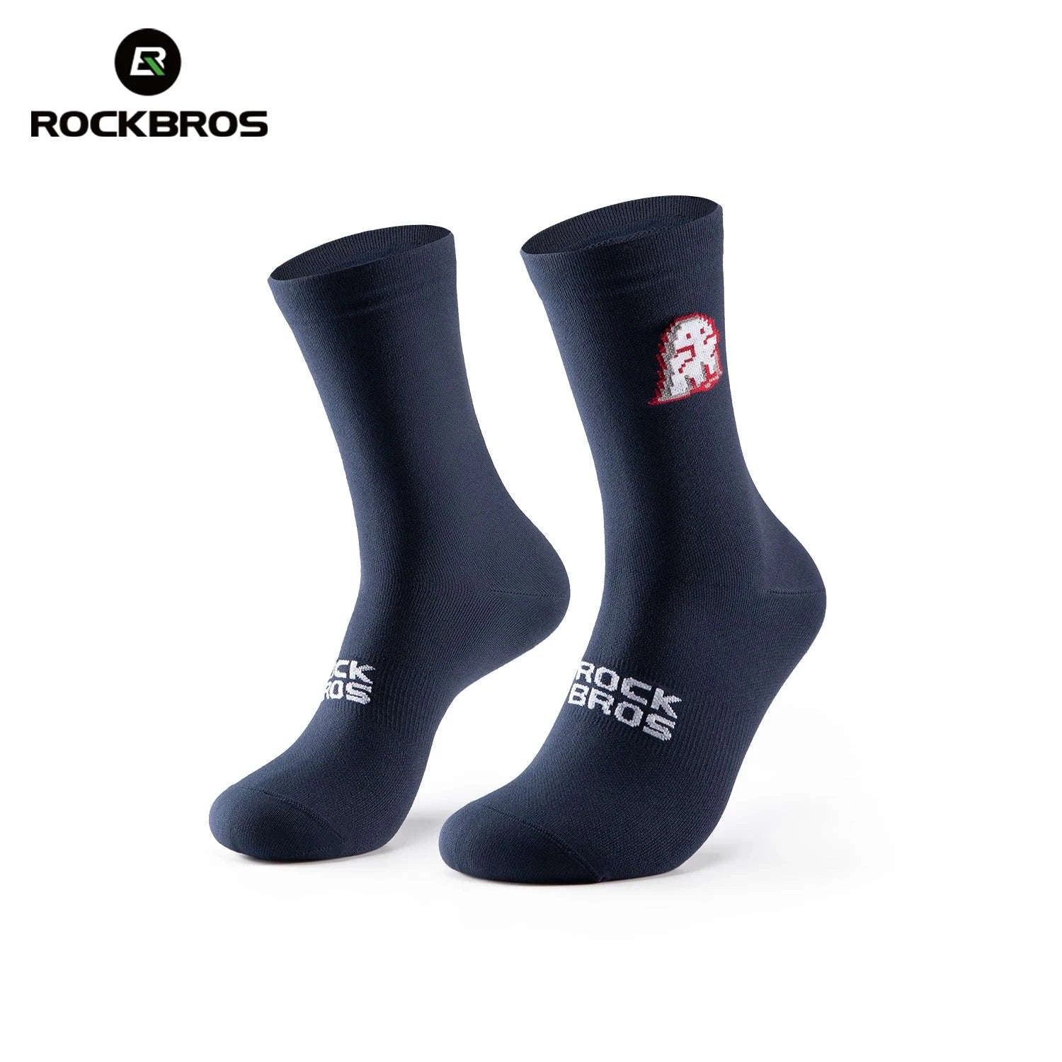 Cycling Socks Nylon Elastane Moisture-Absorbing Sport Socks-2pairs 490009-ad / M(EUR 39-42)