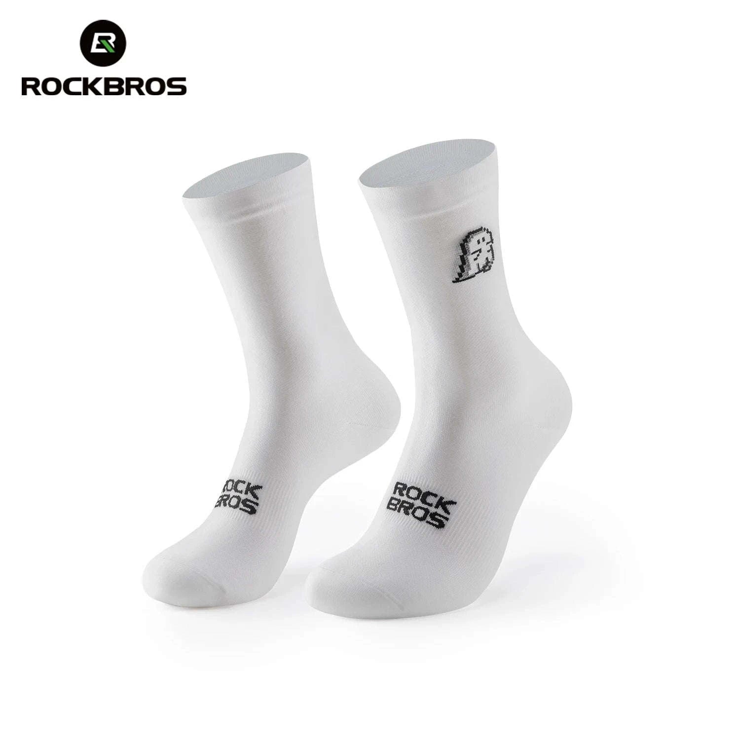 Cycling Socks Nylon Elastane Moisture-Absorbing Sport Socks-2pairs 490009-ad / M(EUR 39-42)