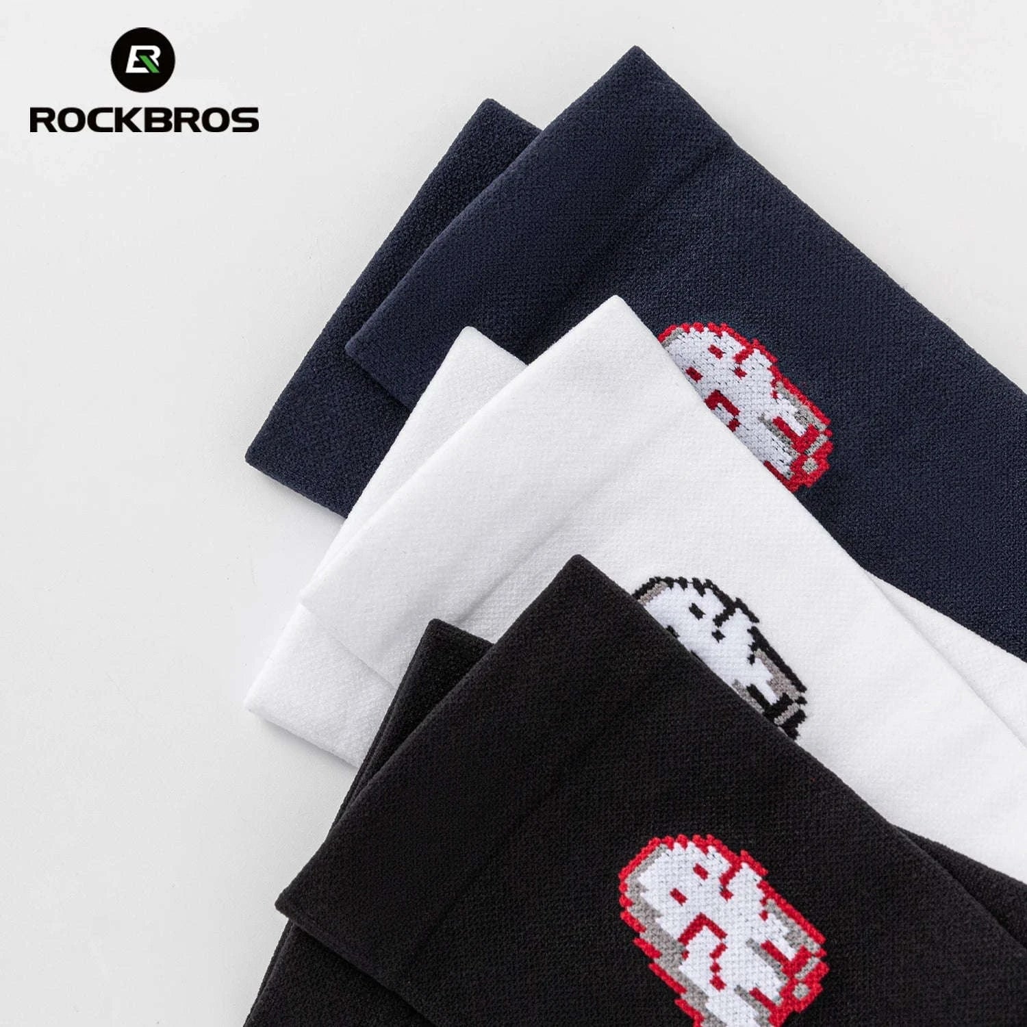 Cycling Socks Nylon Elastane Moisture-Absorbing Sport Socks-2pairs 490009-ad / M(EUR 39-42)