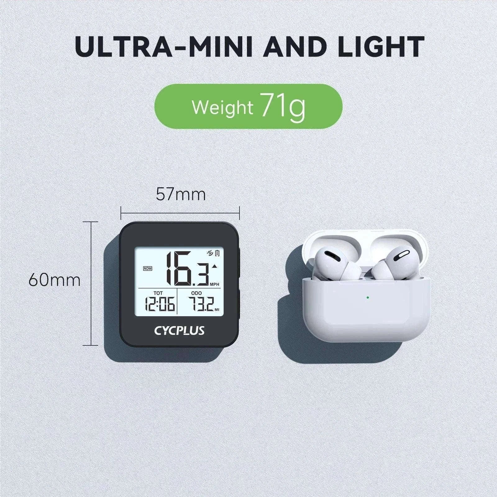 CYCPLUS GPS Bike Computer with IPX6 Waterproof Protection-G1 Z1