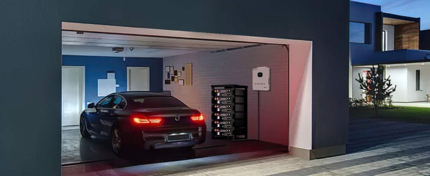 48V 100Ah LiFePO4 baterie pro serverový stojan 5,12 kWh s Bluetooth