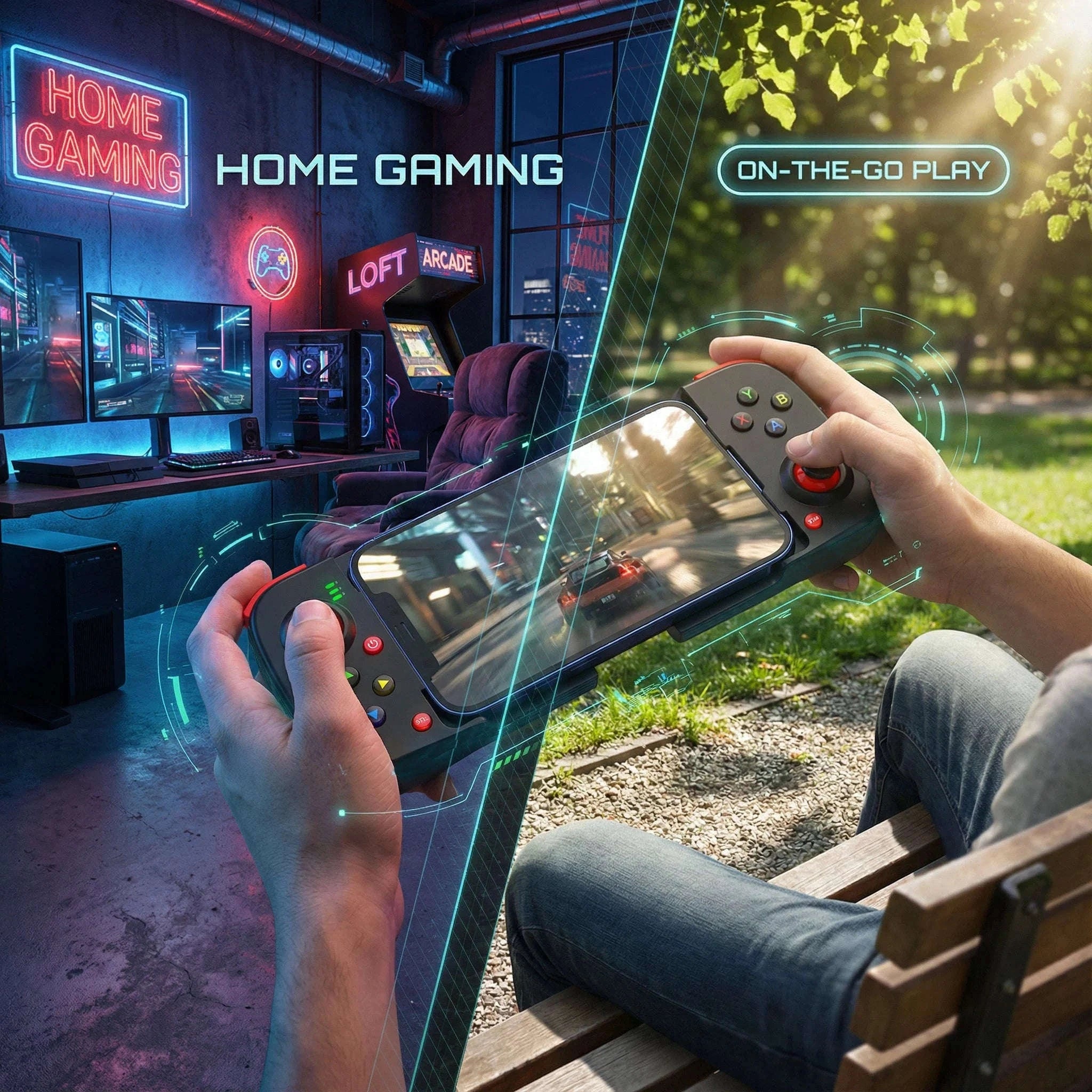 D3 Retractable Wireless Game Controller for Phone, Switch, PS3, PS4, PC-black / United States