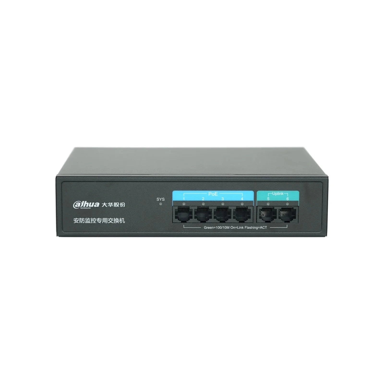Dahua 4-Port PoE Switch DH-PS1100C-4ET2ET-65-4PoE Port 2LAN port / Poland