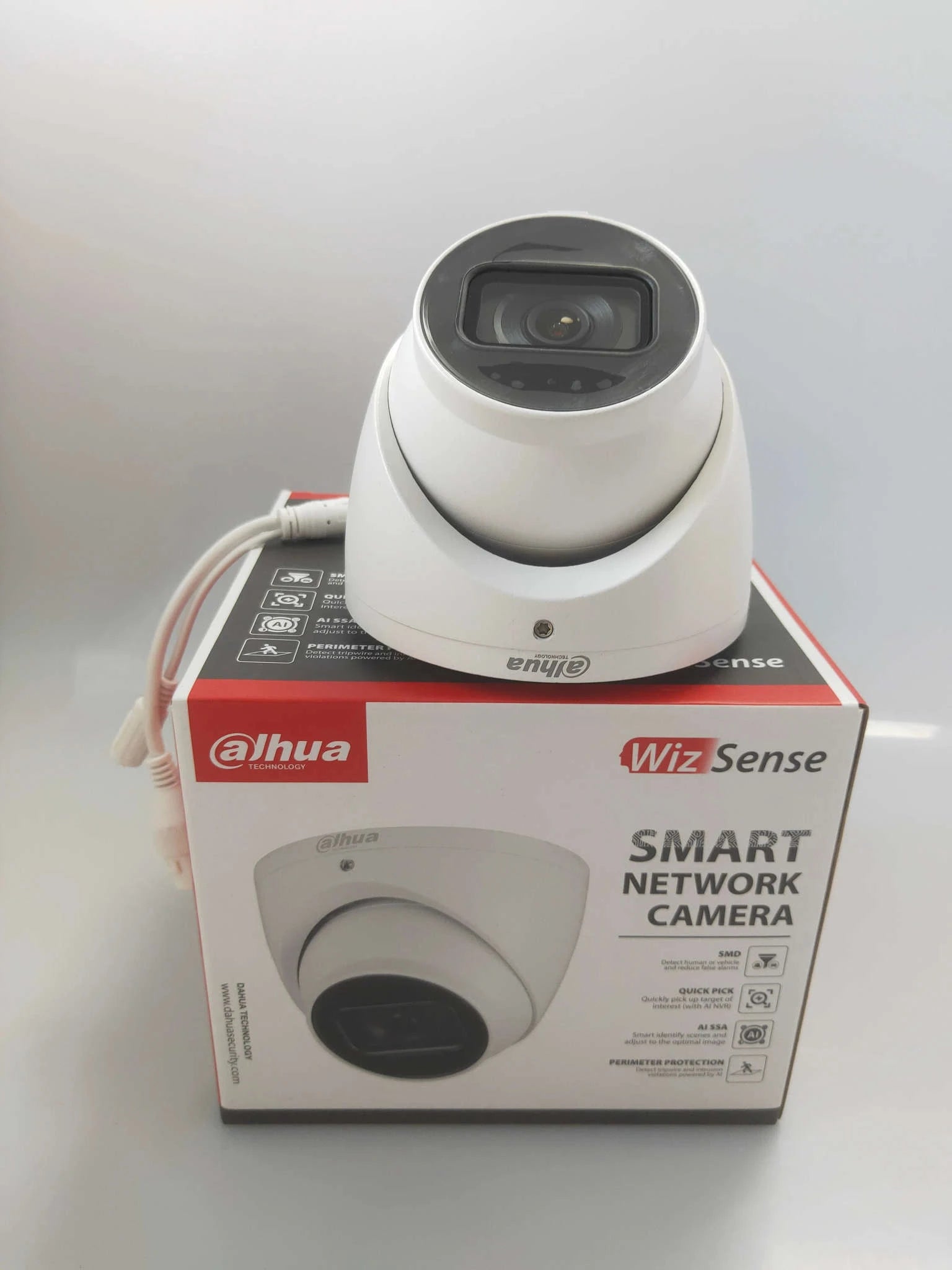 Dahua 5MP Eyeball IP Camera IPC-HDW3541EM-Black / 2.8mm