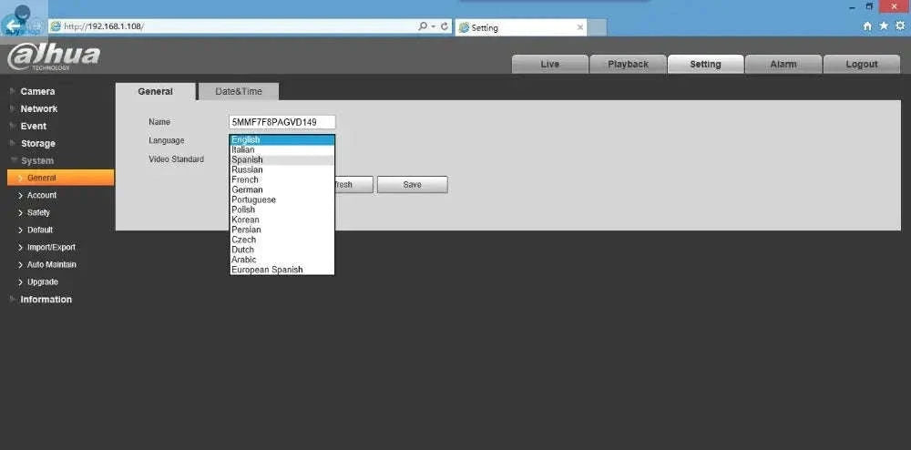 Dahua IPC-HFW2441S-S WizSense Bullet Camera – 4MP PoE, IR30M, Outdoor Security-2.8mm / CHINA