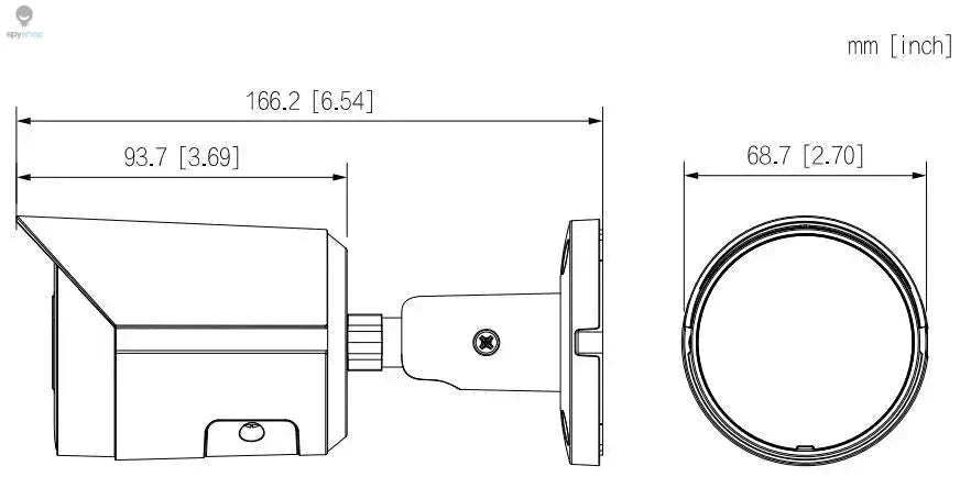 Dahua IPC-HFW2449S-S-IL Smart Dual Light IP Camera – 4MP Full-Color Security and Night Vision-3.6mm / CHINA