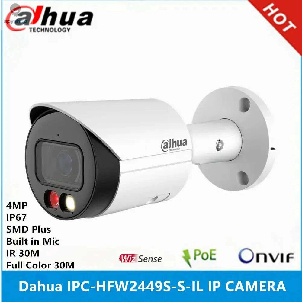 Dahua IPC-HFW2449S-S-IL Smart Dual Light IP Camera – 4MP Full-Color Security and Night Vision-3.6mm / CHINA