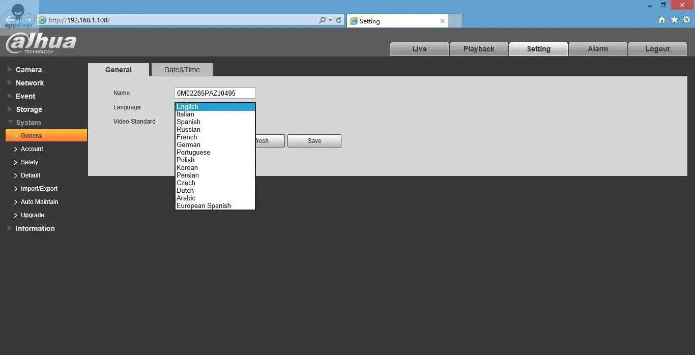 Dahua IPC-HFW2841S-S 8MP Bullet IP Camera – 4K Clarity, AI Detection, Night Vision-3.6mm / CHINA