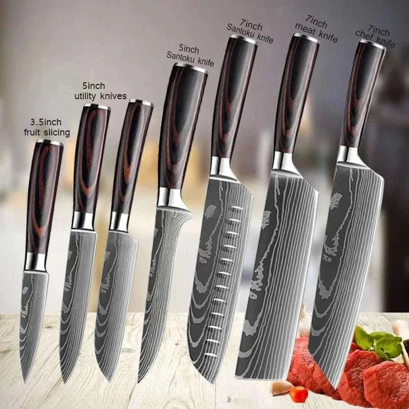 Damascus Kitchen Knife for Precise, Comfortable Daily Prep-5inch santoku knife