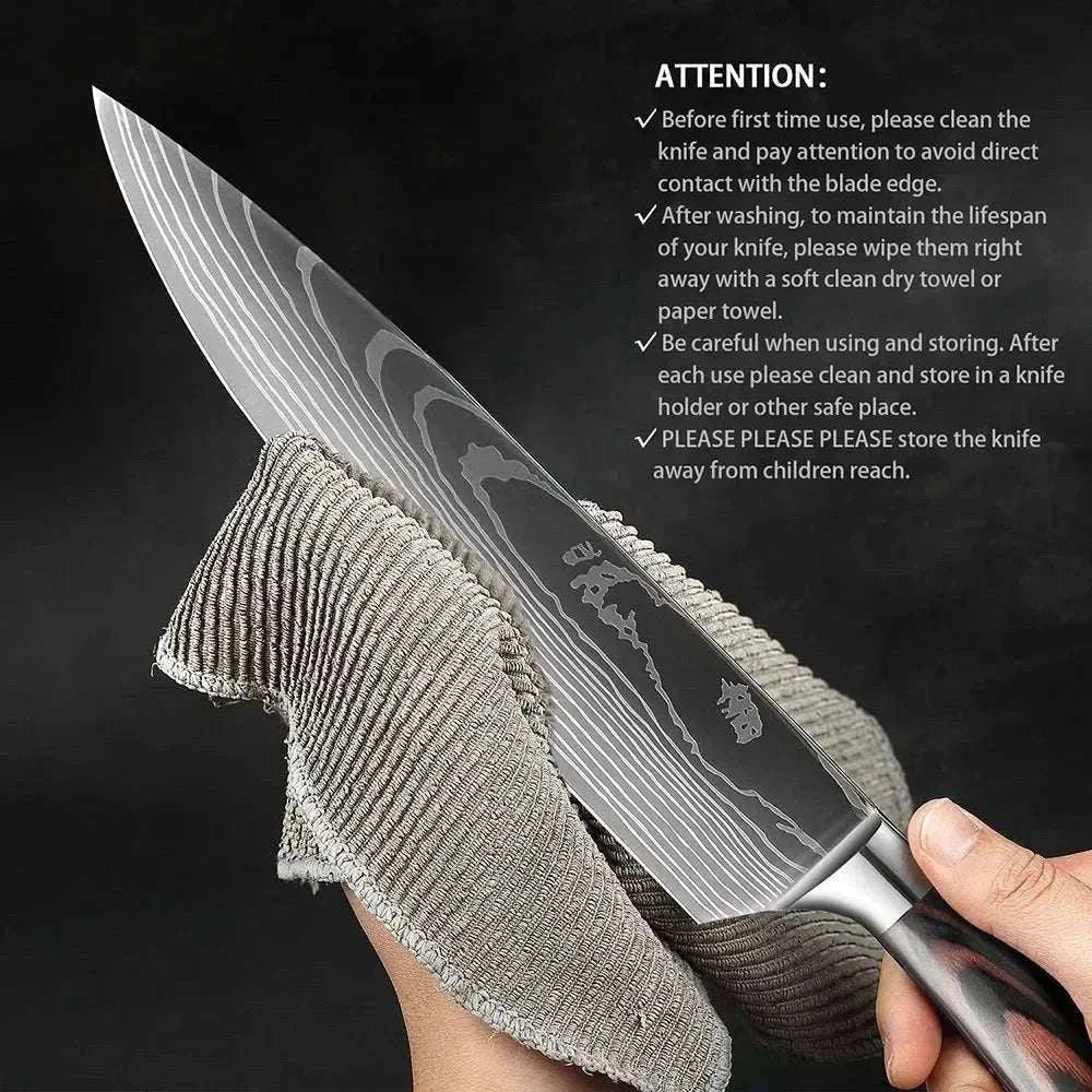Damascus Kitchen Knife for Precise, Comfortable Daily Prep-5inch santoku knife