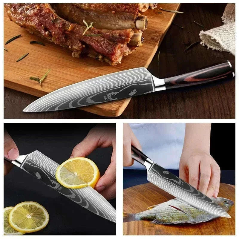 Damascus Kitchen Knife for Precise, Comfortable Daily Prep-5inch santoku knife