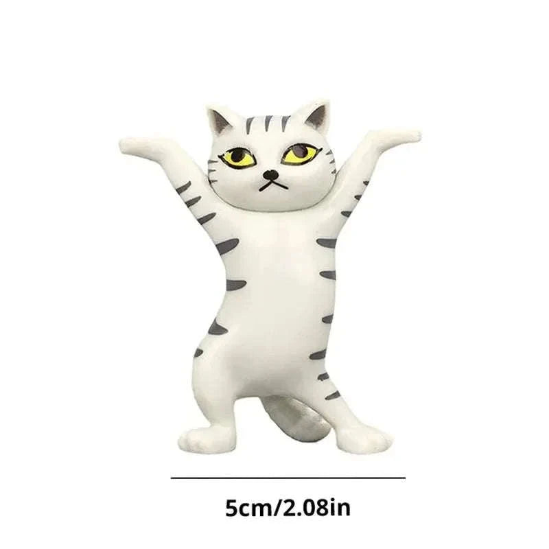 Dancing Cat Figure Decoration Set-5PCs