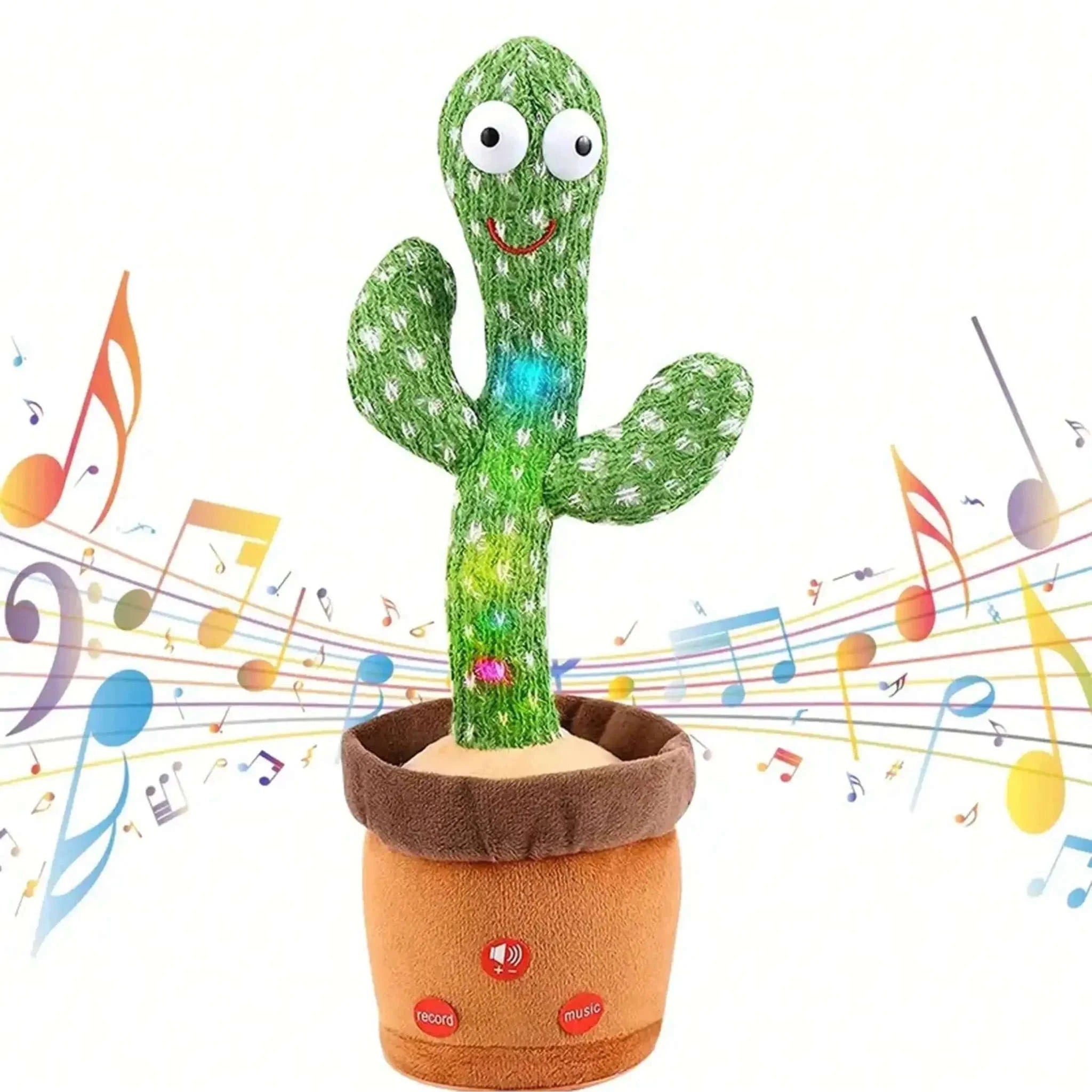 Dancing Talking Cactus Toy-green
