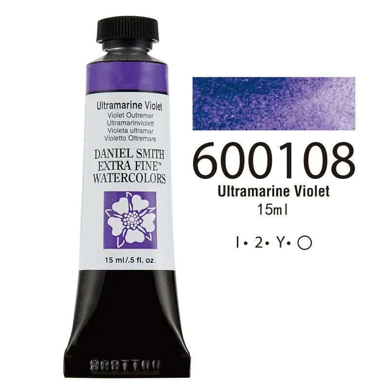 Daniel Smith Natural Mineral Watercolor Paints, 15ml Tubes-UltramarineTurquoise