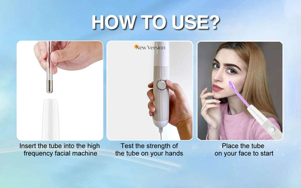 Darsonval High Frequency Facial Machine-EU plug