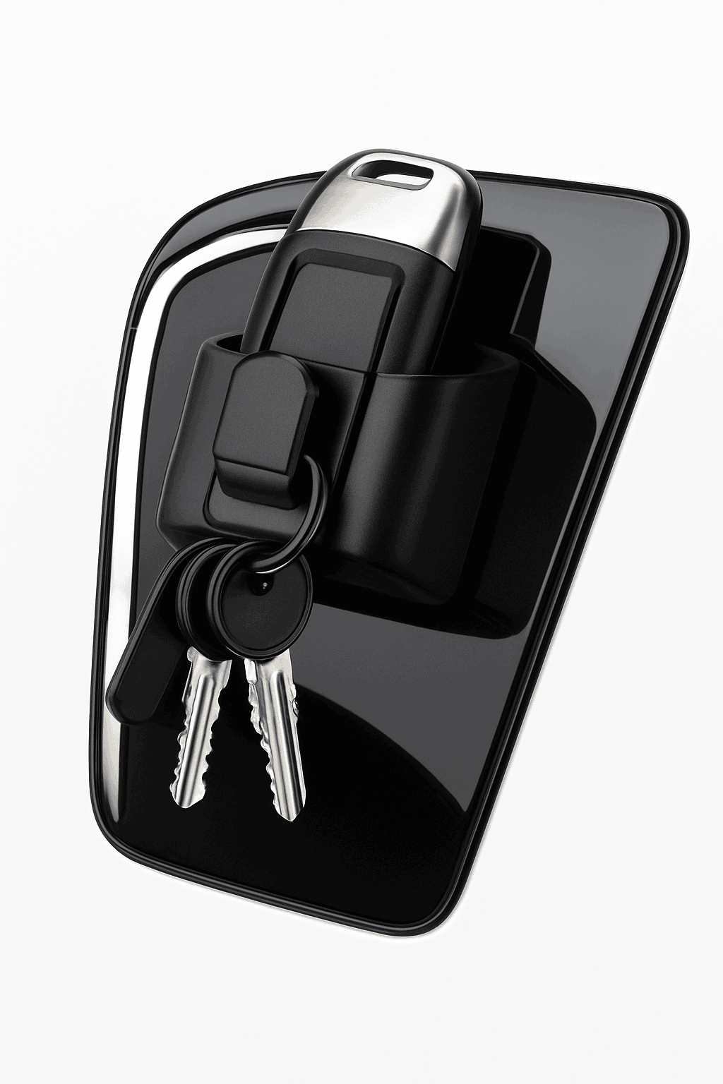 Dashboard Car Key Storage Box with Hanging Hook-1pc